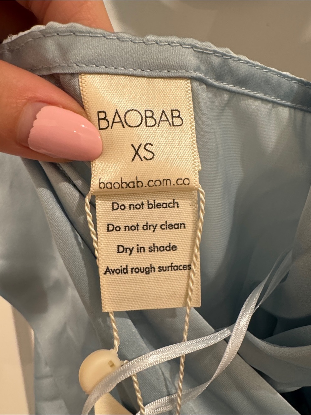 NWT Baobab Liz Dress, Retails for $300, Blue Ice, Size XS - Picture 8 of 9